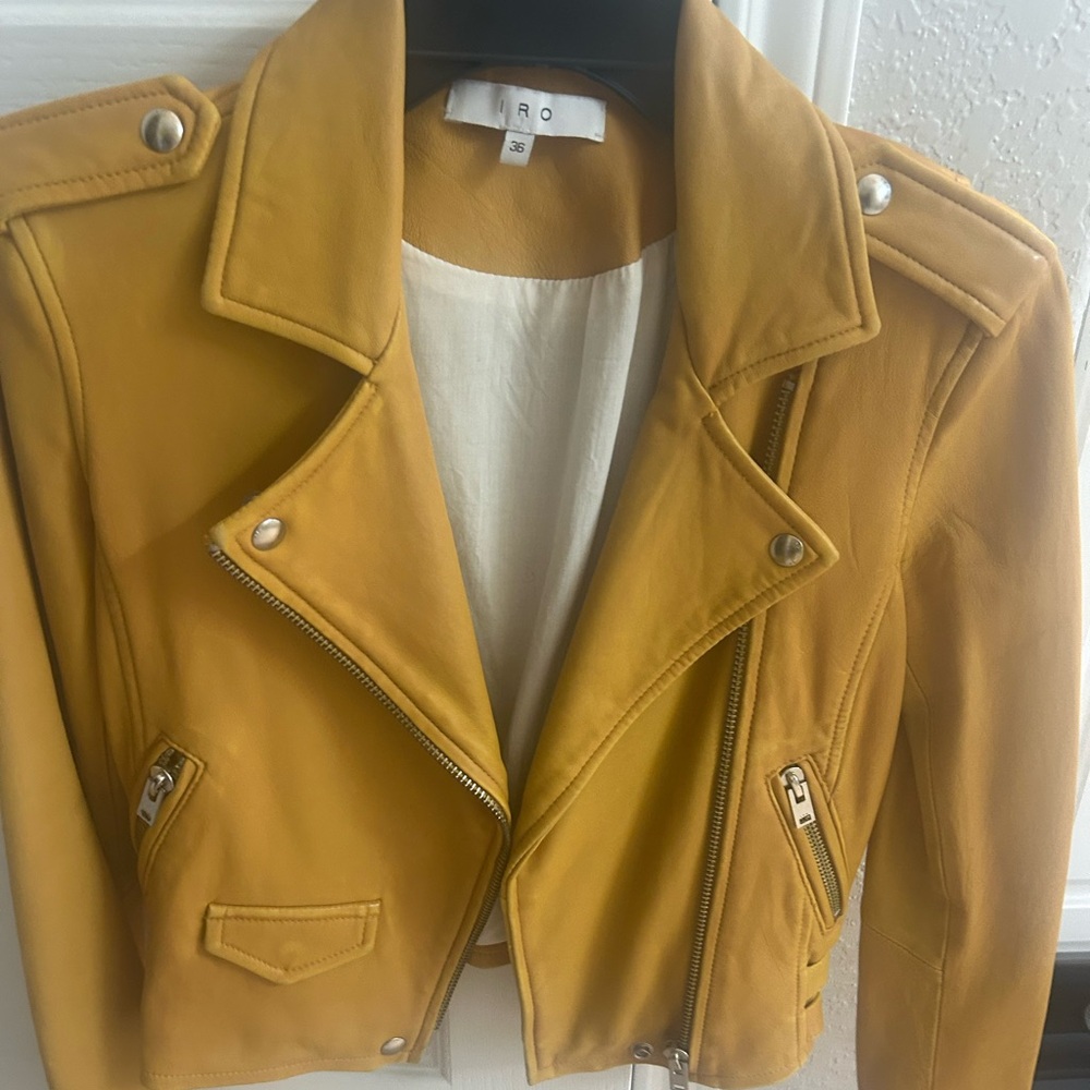 Iro mustard colored jacket size 34